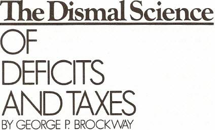1987-10-5 Of Deficits and Taxes Title