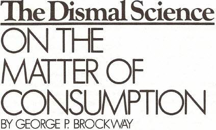 1988-4-4 On the Matter of Consumption Title