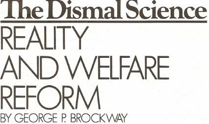 1988-11-28 Reality and Welfare Reform title