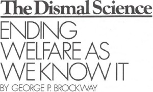 1994-3-14 Ending Welfare As We Know It Title